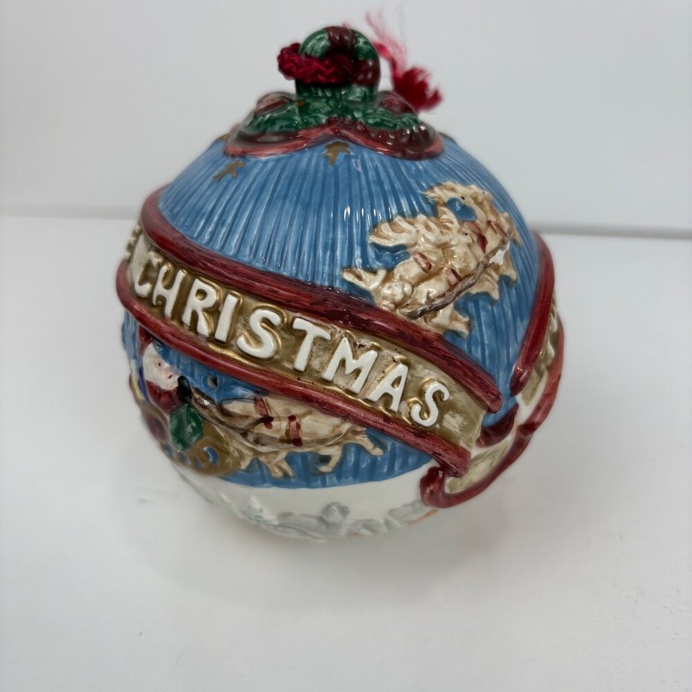 Fitz and Floyd Hand-Painted Twas The‎ Night Before Christmas Scented Ornament